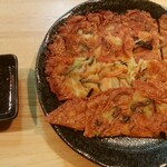 チーズキムチチジミ(15分程お時間かかります)