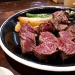 ステーキ食堂 肉の番人 - ステーキ レア
