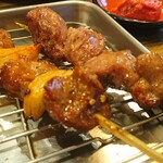 Yakitori Nishidaba Kiyoseten - ハラミとカシラ