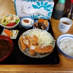 那加志摩 - 鳥カツおろし定食　700円