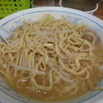 ラーメン二郎 - 天地返しから3分後