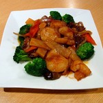 鴻元食坊 - ホタテとブロッコリーのＸＯ醤炒め（920円）