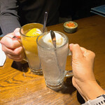 鶏と魚と旨い酒　ウミスズメ - レモンサワー2種類で乾杯！！