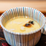 Takezaki - 茶碗蒸し  鱈の白子、 下仁田葱