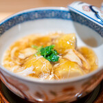 Takezaki - Deep-fried Shrimp Taro with Crab Sauce