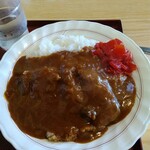 そば処三久 - 料理写真:ただのカレーと見紛うなかれ。これは、カツカレー。¥780(¥5まけてくれた)