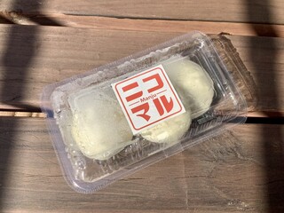 Nikonikoya - 【ニコマルまんじゅう \120/1個】3個買いました。(冷凍)