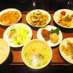 黄鶴 - ランチ小皿定食　２８００円（税込）【２０２０年２月】