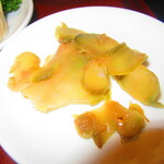 黄鶴 - ランチ小皿定食　２７００円（税込）のザーサイ【２０２０年２月】