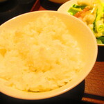黄鶴 - ランチ小皿定食　２８００円（税込）のご飯のアップ【２０２０年２月】