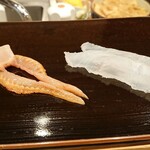らんまる - 赤貝のヒモ　大間の鮃