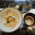 割烹 ひさご - 甘鯛と蕨の炊き込みご飯