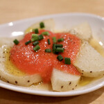 波へい - 長芋のオデン 〜明太ソース〜