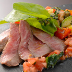 pasta家 - 国産和牛モモ肉のタリアータ