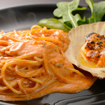 pasta家 - 生うにのクリームスパゲティ 雲丹グラティネ添え