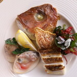 Teppan Steak Imura Tei - 鯛とハマグリ