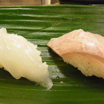 林屋 寿司店 - イカ、ヒラメ