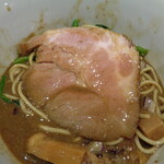 煮干し中華そば 一剣 - レアチャーはでかくて厚くなった