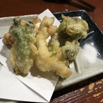 Tachinomi Tooru - たらの芽とふきのとうの天ぷら