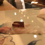 鮓 きずな - 明石鮃ぽん酢のジュレ