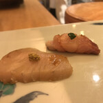 鮓 きずな - 淡路島鰆和辛子、五島太刀魚