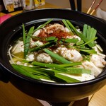 旬魚菜 plus 伊賀牛 ～悠～ - もつ鍋(塩)980円x2