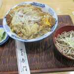 赤門そば - かつ丼セット