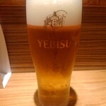 魚み亭 - 生ビール