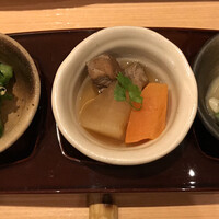銀座しゃぶ通 マロニエゲート店 - 先付け三種