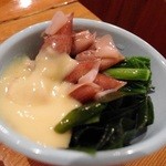 京橋 京すし - ホタルイカと若布　580円
