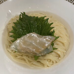 鯛白湯らーめん ○de▽ - 昼つけ麺の麺♪