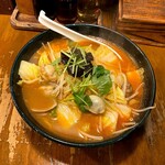 Hakodate Ramen Daimon - 200219函館海鮮味噌そば1100円辛味噌