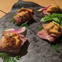 KINKA sushi bar izakaya 渋谷 - 和牛と雲丹