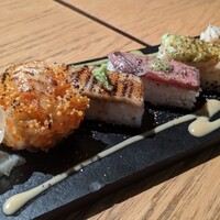 KINKA sushi bar izakaya 渋谷 - アブリシャス６貫