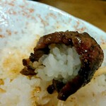 大松園 - もちろん、オンザライスにして、ご飯を巻いて、美味しいね～