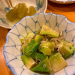 Akebi - 蕗煮もの、ブロッコリー茎キンピラ