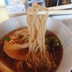 らあめん花月嵐 - 全粒粉入りの特製細麺