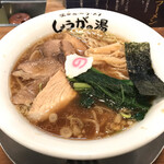 長岡生姜ラーメン しょうがの湯 - 黒生姜ラーメン 880円