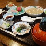 日本料理　　銀扇 - 冷や汁御膳2012年　結構いけますよ。