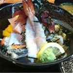 海鮮料理　魚盛 - 2012.4.21　山のように盛られた新鮮な海鮮