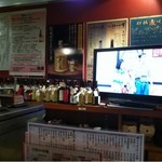 海鮮料理　魚盛 - 2012.6.10　
      大きなテレビもあり