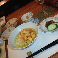 天ぷら新宿つな八 大丸店 - 〆の天茶。