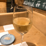 うを徳 - グラス白ワイン