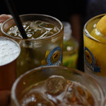 朝めし酒場 ナニコレ食堂 - ４人で乾杯♪