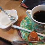 め組鮨 - 杏仁豆腐とコーヒー