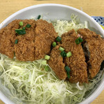 亀有メンチ - 紅生姜メンチカツ丼