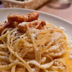 カルボナーラ専門店 ハセガワ - 厚切ベーコンのカルボナーラ@1,190円