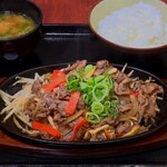 香芝ＳＡ上り フードコート - 大和牛焼肉定食