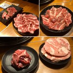 成吉思汗 大黒屋 五丁目店 - 生マトンロース×1 生ラム成吉思汗×2
                                ハーブ生ラム×1
                                ラムショルダー×1 ラムロール×1