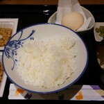 Nattou Koubou Sendaiya - 納豆食べ放題定食(大粒・えだまめ) 815円